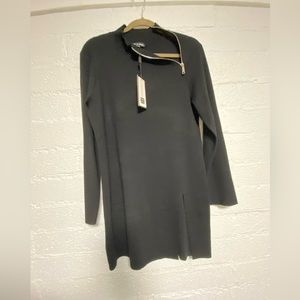 Black Sweater Dress Cable & Gauge XL